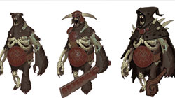 Torchlight 2 concept art - Bears.