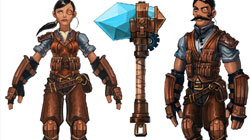 Torchlight 2 concept art - Gear.