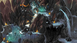 Torchlight 2 concept art - Ice Cave.