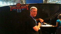 Torchlight 2 na targach GamesCom 2010 - behind the scene.